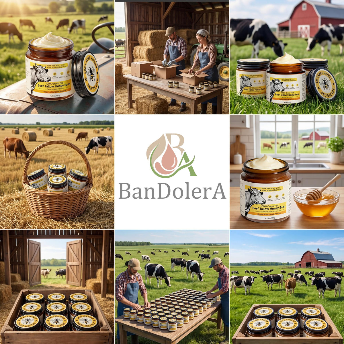 BanDolerA farm grazing scene representing small-batch grass-fed sourcing