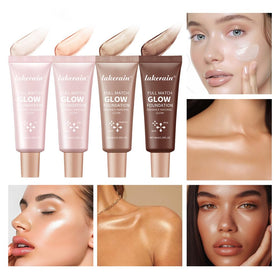 BANGFENG glotion applied on cheekbone for natural highlight and hydration