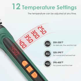 BANGMENG barrel close-up highlighting tourmaline ceramic finish for even heat