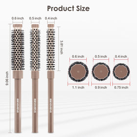 BANGMENG vented metal barrel closeup showing heat retention benefits for faster styling