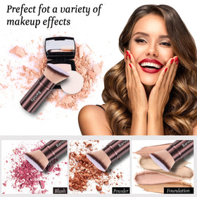 Banidy close-up of bristles highlighting soft, dense fibers for smooth blending
