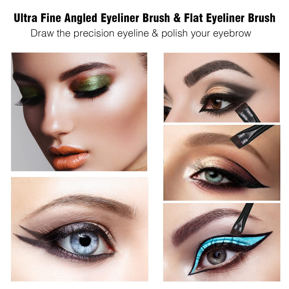 Banidy flat ultra-thin edge useful for tight-lining and fine eyeliner work