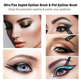 Banidy flat ultra-thin edge useful for tight-lining and fine eyeliner work