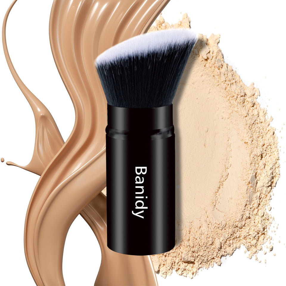 Banidy kabuki front closed showing compact protective cover and travel convenience