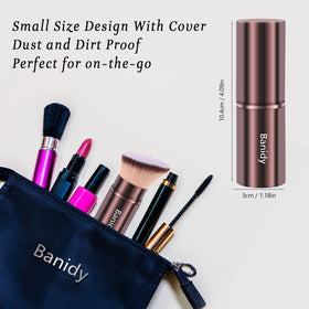 Banidy next to a coin for scale showing compact size and pocketability