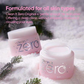 BANILA CO 180ml jar beside a hand to show true-to-life size