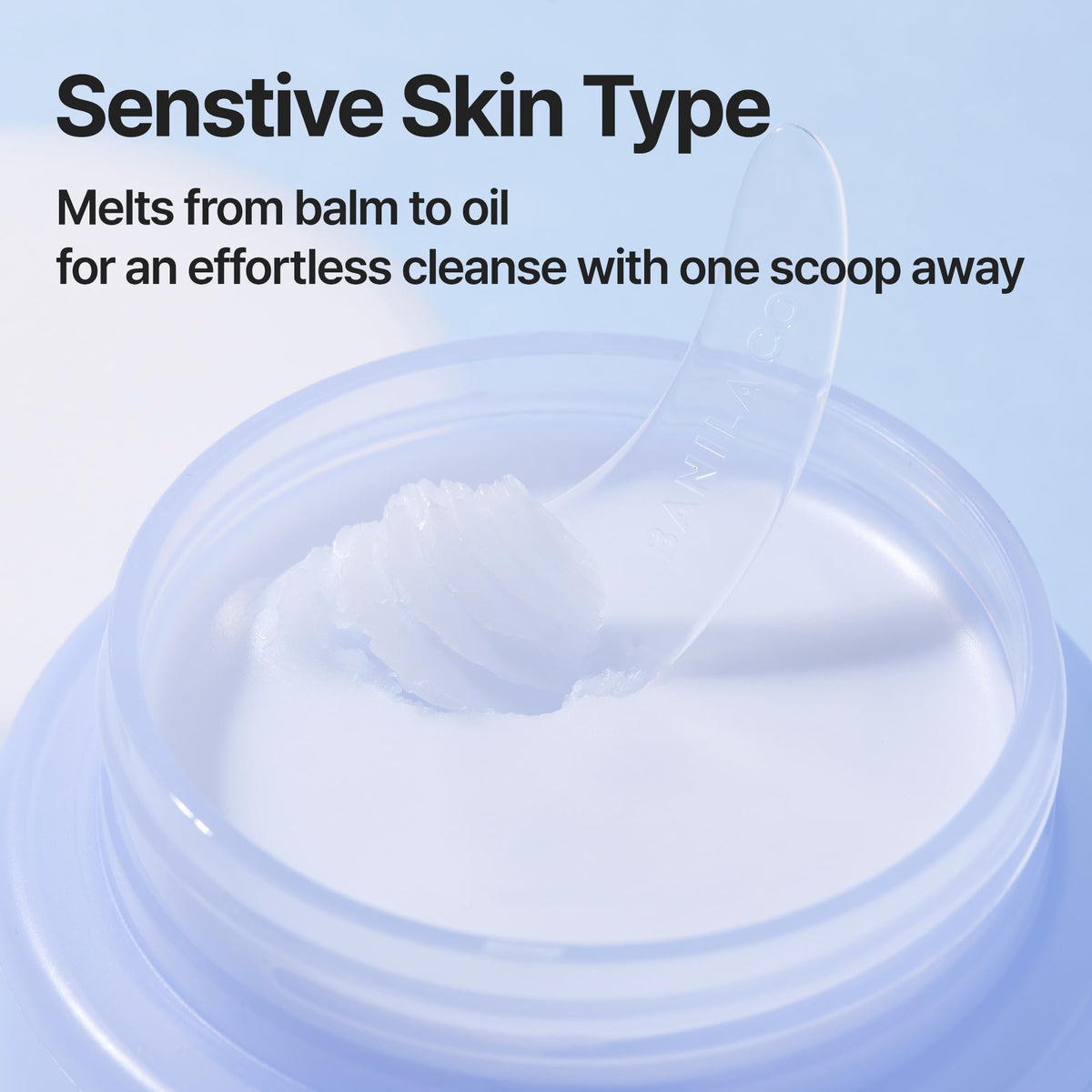 BANILA CO cleansing balm staged in bathroom routine showing nightly use benefit