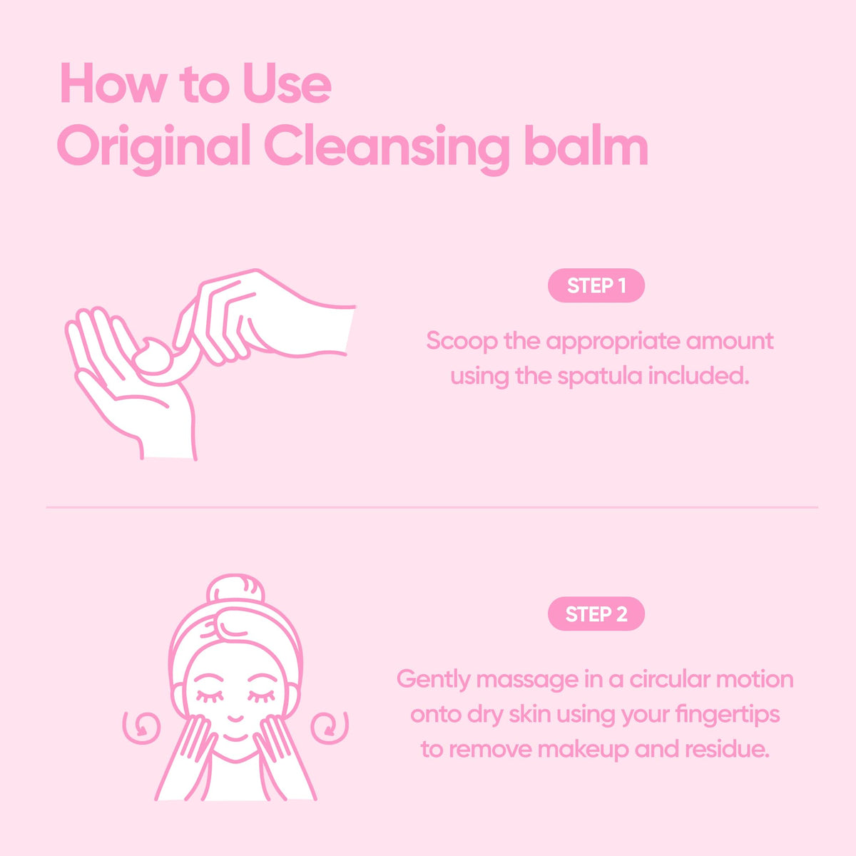 BANILA CO removing waterproof mascara to show powerful yet gentle cleansing