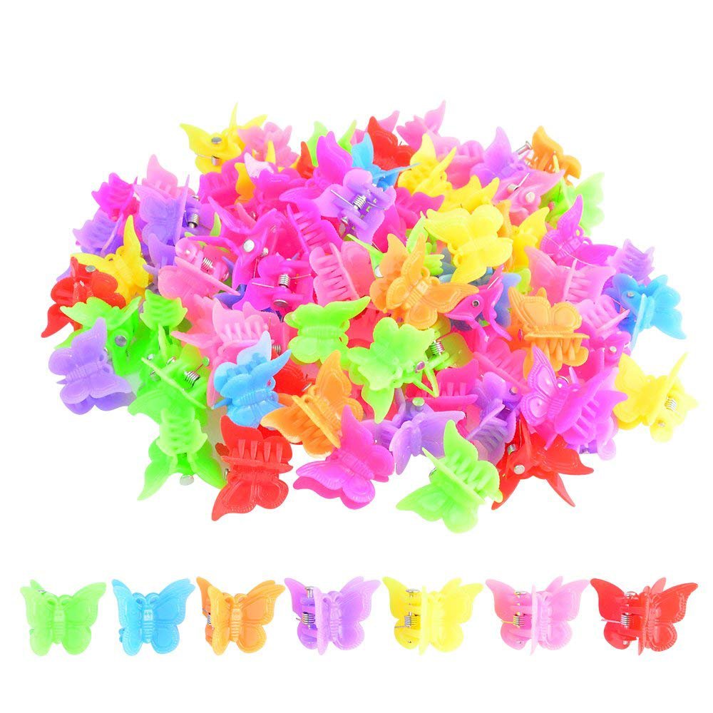 Bantoye front packaging showing 100 assorted butterfly clips for easy selection