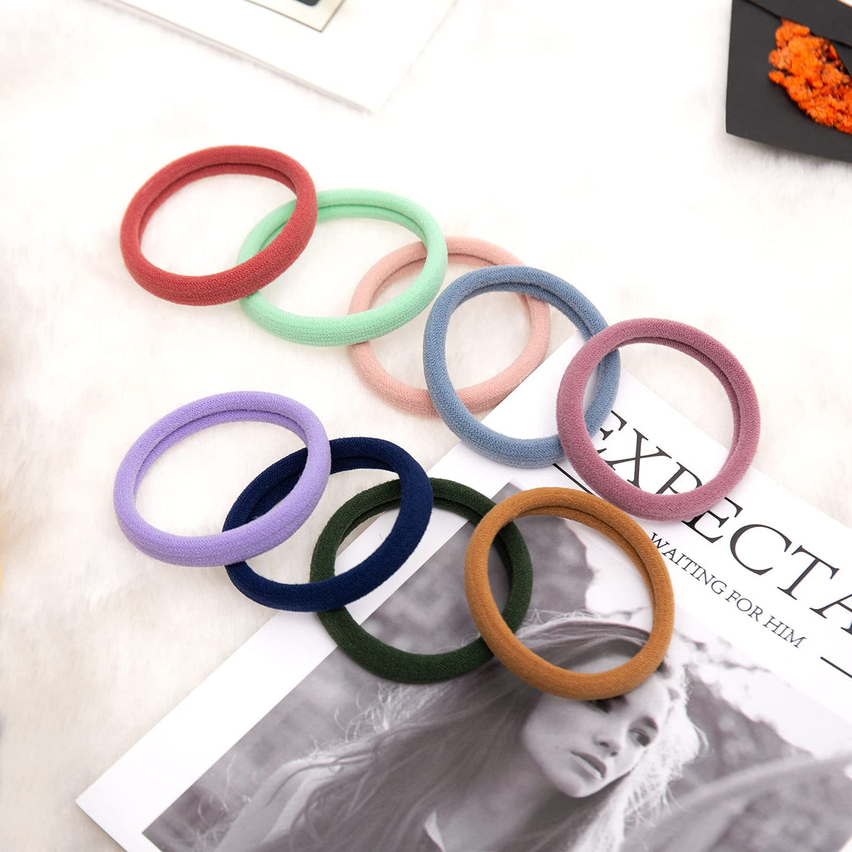 BAOLI flat lay of ten colors demonstrating easy matching with outfits