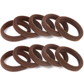 BAOLI front packaging with 100 brown hair ties for convenient storage and durability