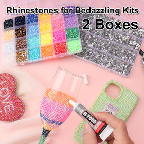 BAOYAALIN silver-clear 2-6mm grids showing size range for layered embellishment