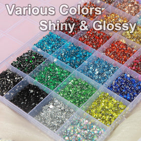 BAOYAALIN gems applied on a phone case demonstrating durable decorative shine