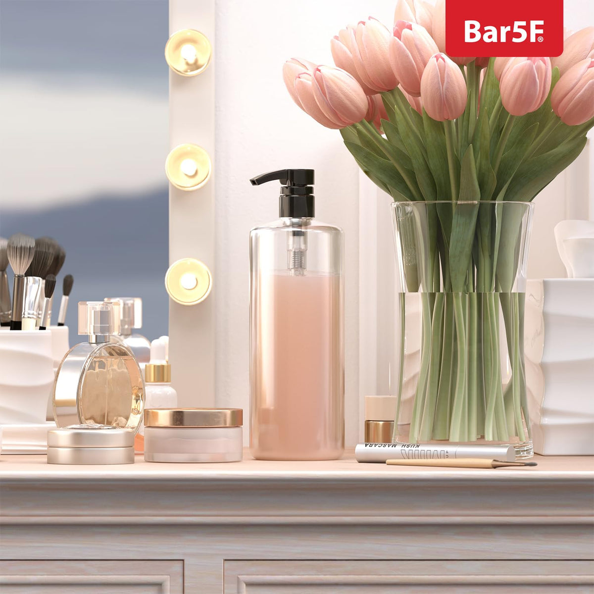 Bar5F dispensing measured 4cc to control usage and waste