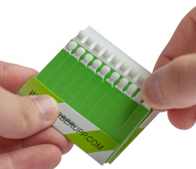 BARBERUPP Green Stix inside a barbershop kit showing ready-for-service convenience benefit