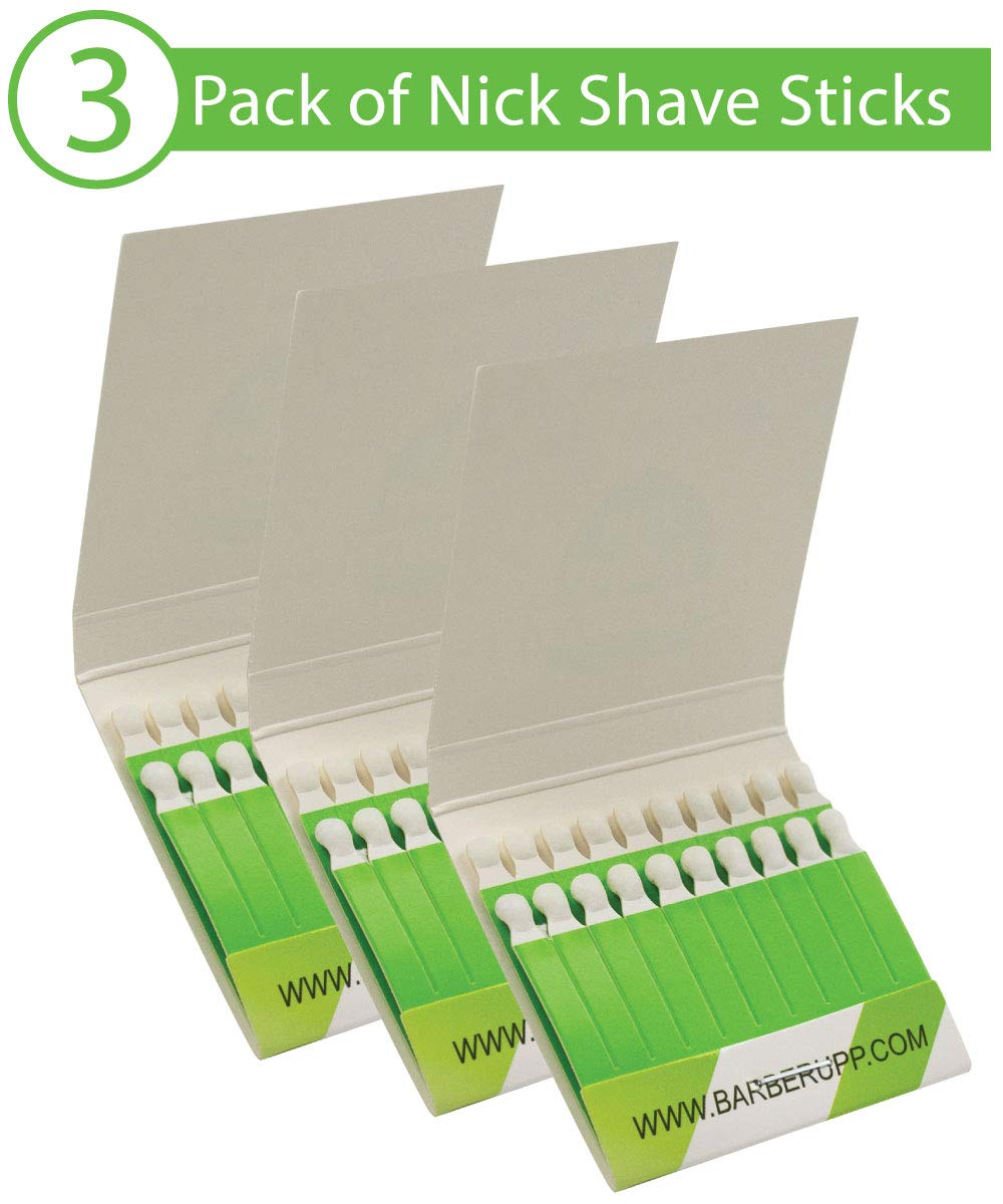 BARBERUPP Green Stix arranged in 60-count display illustrating professional supply benefit