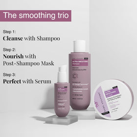 Bare Anatomy shampoo on bathroom shelf for everyday styling routine