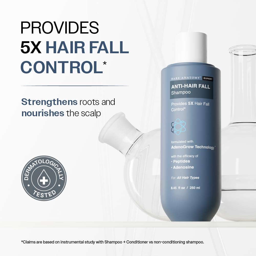 Bare Anatomy shampoo texture lather closeup demonstrating gentle foam