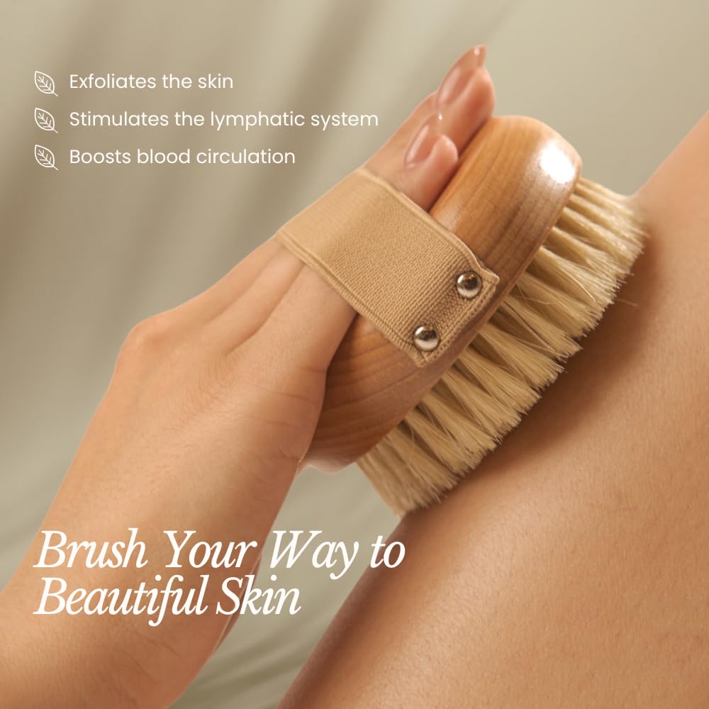 Bare Botanics back displaying elastic strap for secure comfortable grip