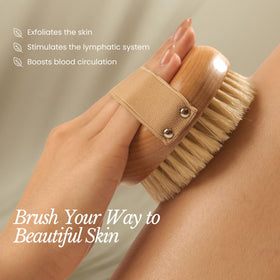 Bare Botanics back displaying elastic strap for secure comfortable grip