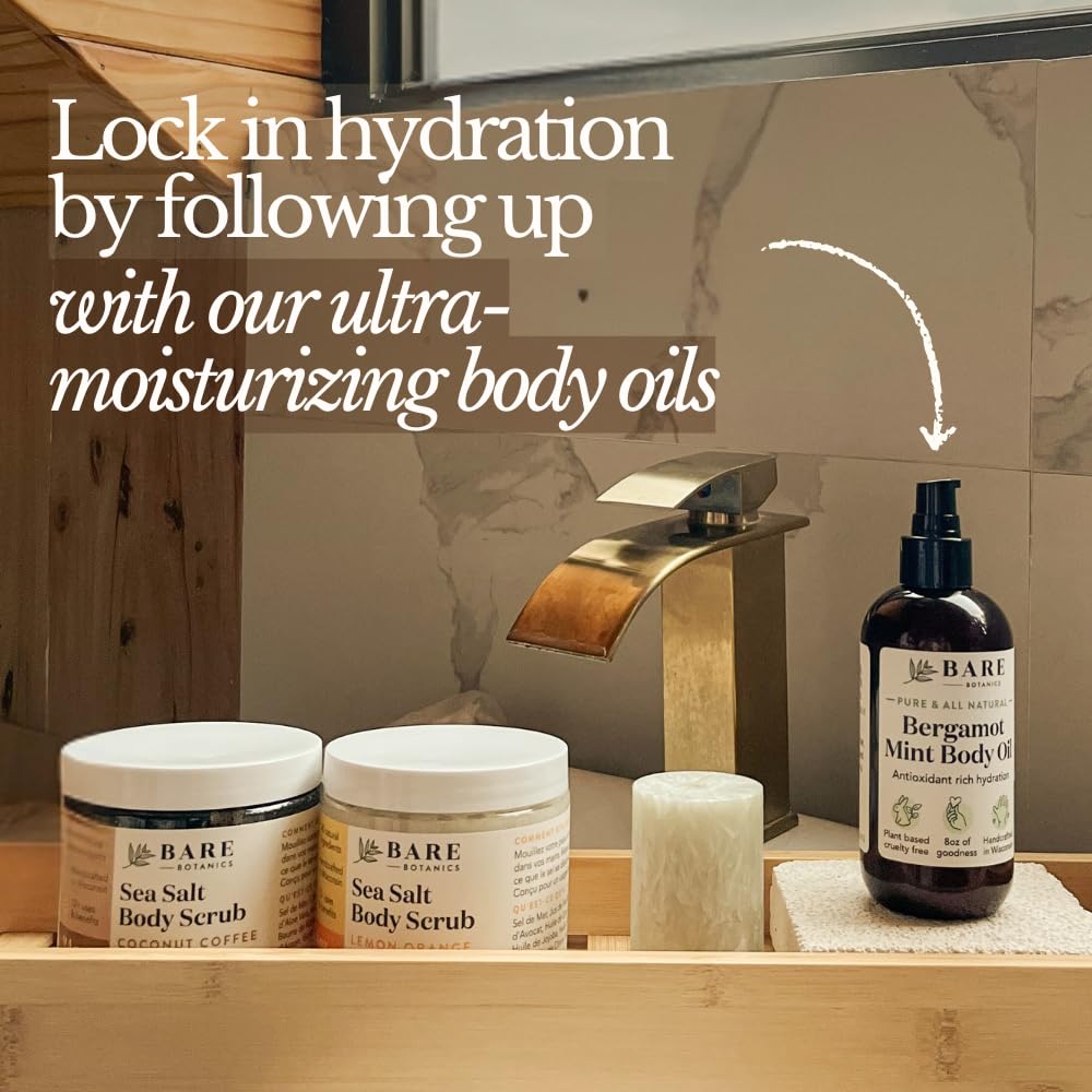 Bare Botanics in bathroom lifestyle setting suggesting daily body care ritual