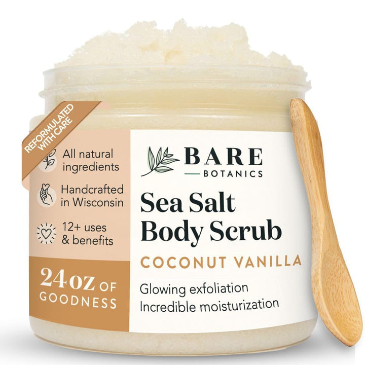 Bare Botanics front packaging 24oz jar showing clean branding and gift-ready look