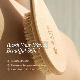 Bare Botanics close-up of silicone grip on handle highlighting secure hold and slip resistance
