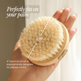 Bare Botanics used on leg in shower showing enhanced circulation benefit