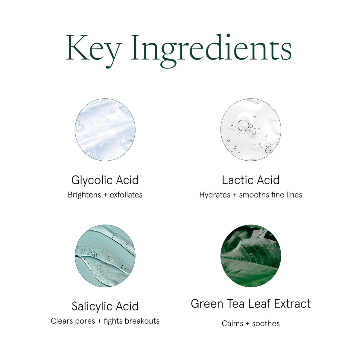 Barefaced ingredients label highlighting acids and calming botanical complex