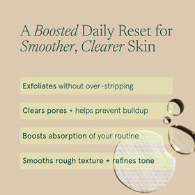 Barefaced pad soaked with solution demonstrating saturated pad for ready-to-use convenience