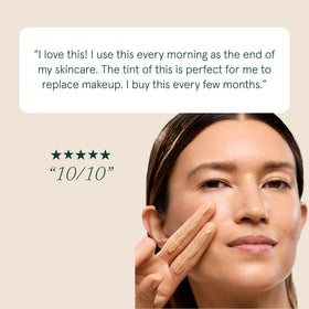 Barefaced 60ml bottle next to hand showing travel-friendly size benefit