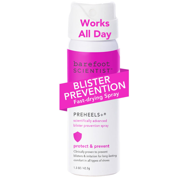 Barefoot Scientist PreHeels+ front packaging showing product and label benefit