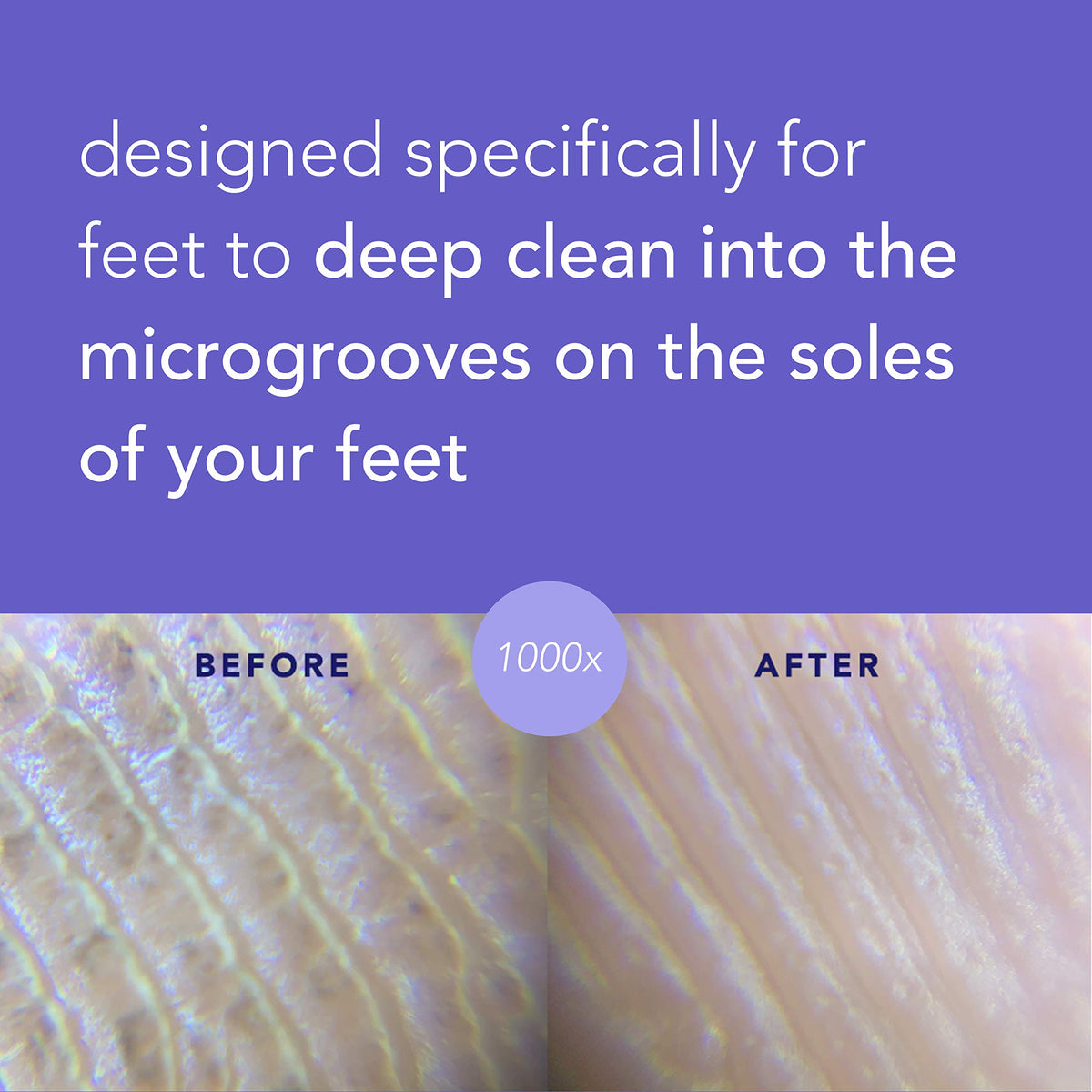 Barefoot Scientist unfolded extra-large wipe demonstrating full foot coverage