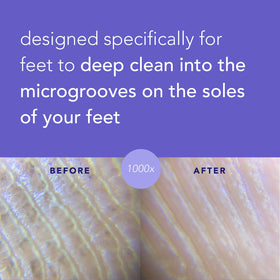 Barefoot Scientist unfolded extra-large wipe demonstrating full foot coverage