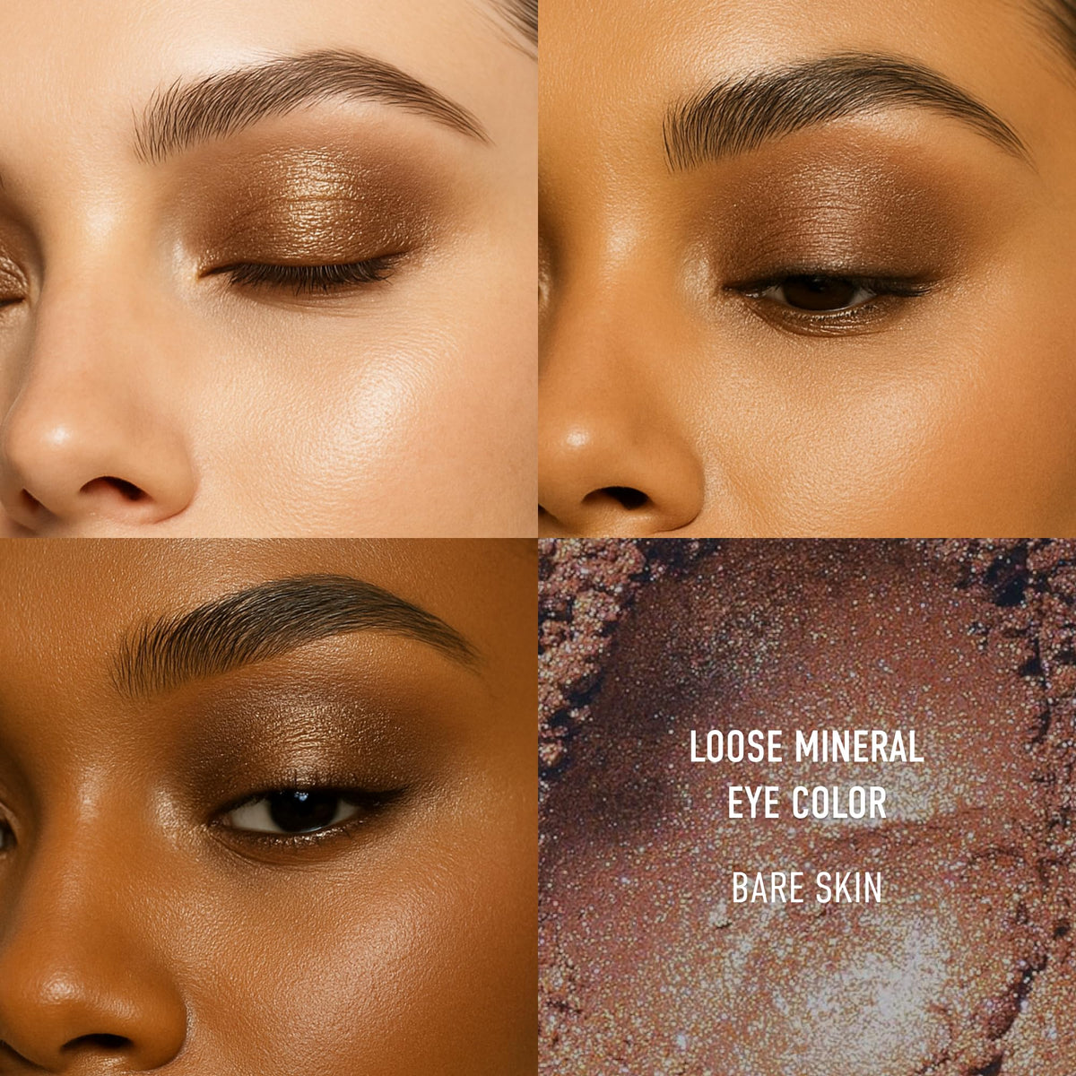 bareMinerals open jar close-up showing silky loose texture for easy blending