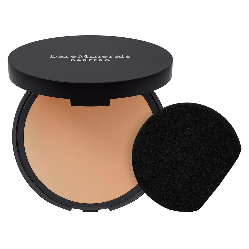 bareMinerals compact closed showing portable matte solution