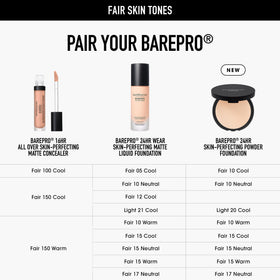 bareMinerals packaging label close-up showing ingredient and shade details benefit informed choice