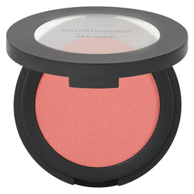 bareMinerals compact front view showing slim profile and clean branding for easy identification