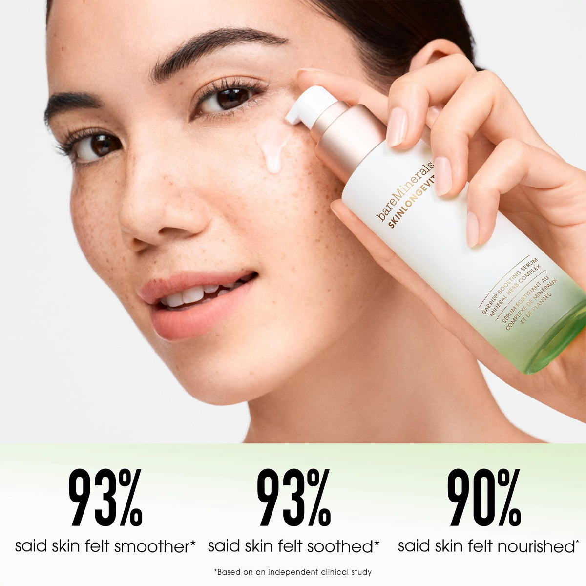 bareMinerals California poppy close-up ingredient shot showing antioxidant-rich botanical support