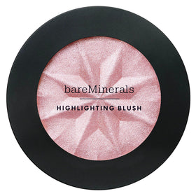 bareMinerals open compact displaying single pan with rosy luminous shade