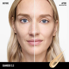 bareMinerals close-up label showing SPF 30 and clean formula details