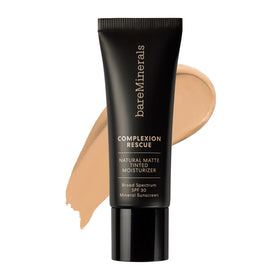 bareMinerals product front packaging showing shade and matte finish benefit