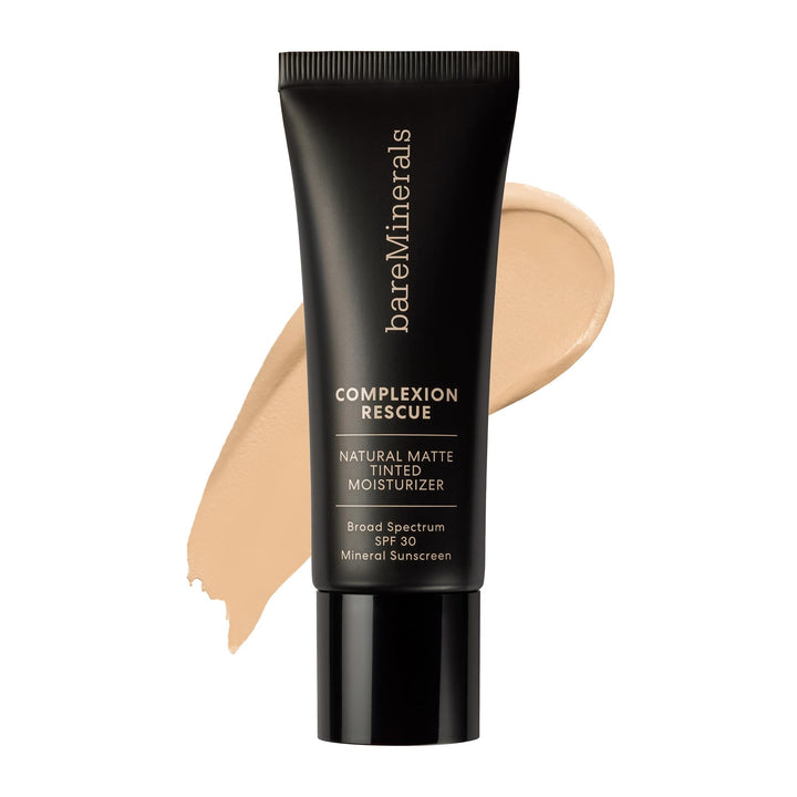 bareMinerals front packaging showing product and benefits