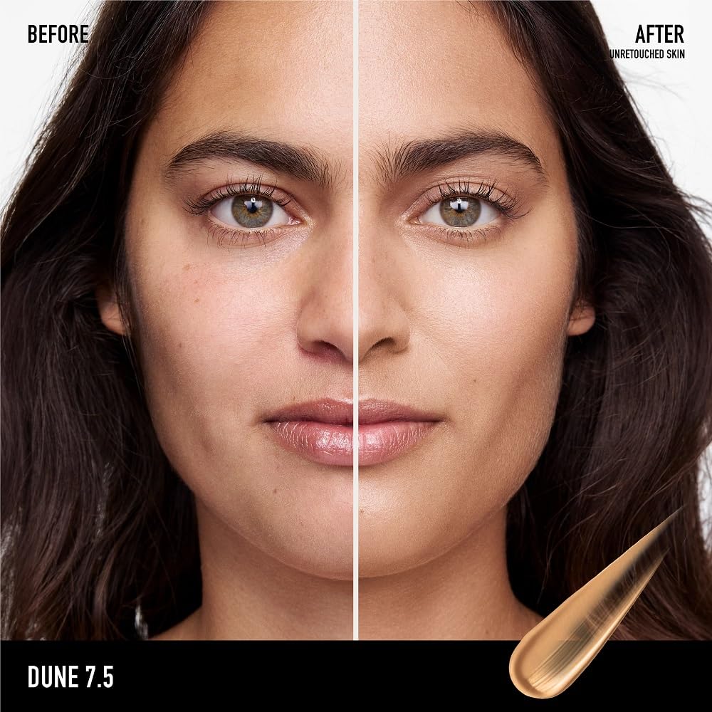 bareMinerals Dune 7.5 shade swatch to find your natural coverage match