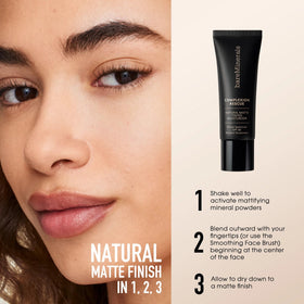 bareMinerals SPF 30 label close-up showing mineral sun protection