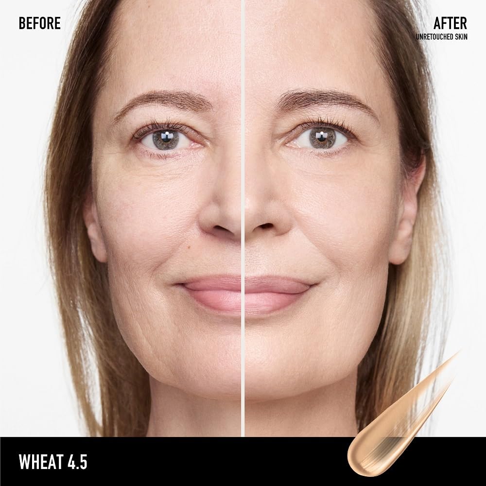 bareMinerals shade Suede 04 swatched on skin for natural coverage