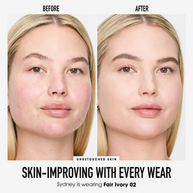 bareMinerals sifter close-up revealing fine powder for smooth application