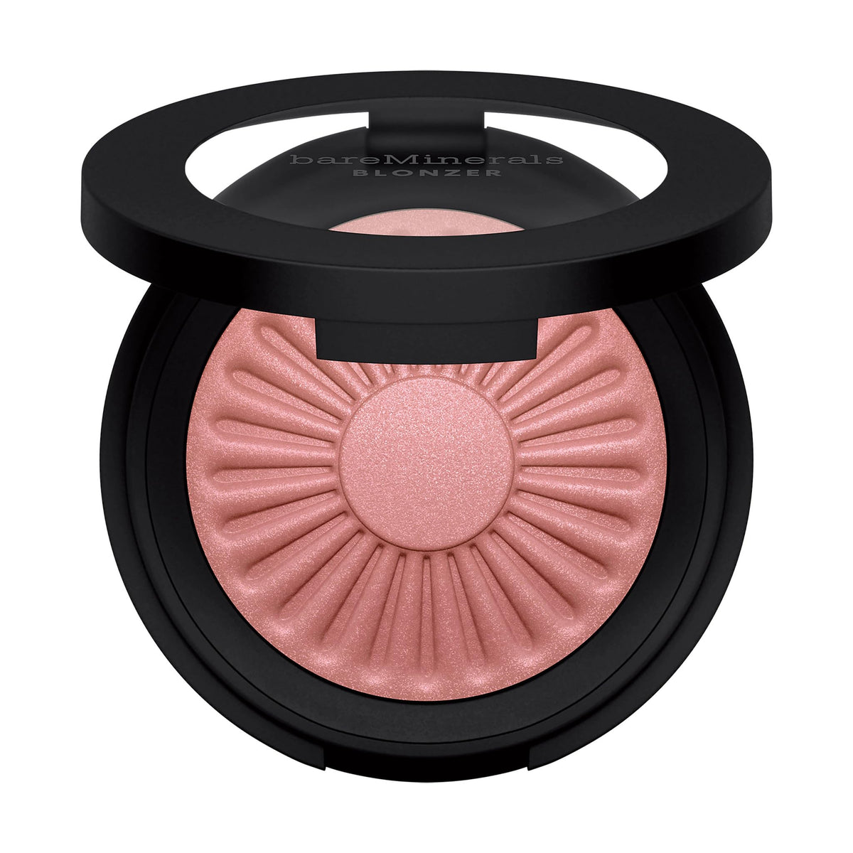 bareMinerals compact front view showing Kiss of Mauve for easy glow