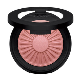 bareMinerals compact front view showing Kiss of Mauve for easy glow