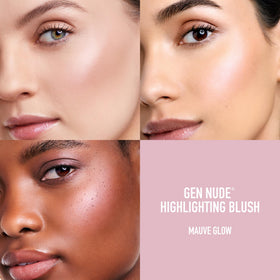 bareMinerals cheek application demonstrating lifted color and natural sheen